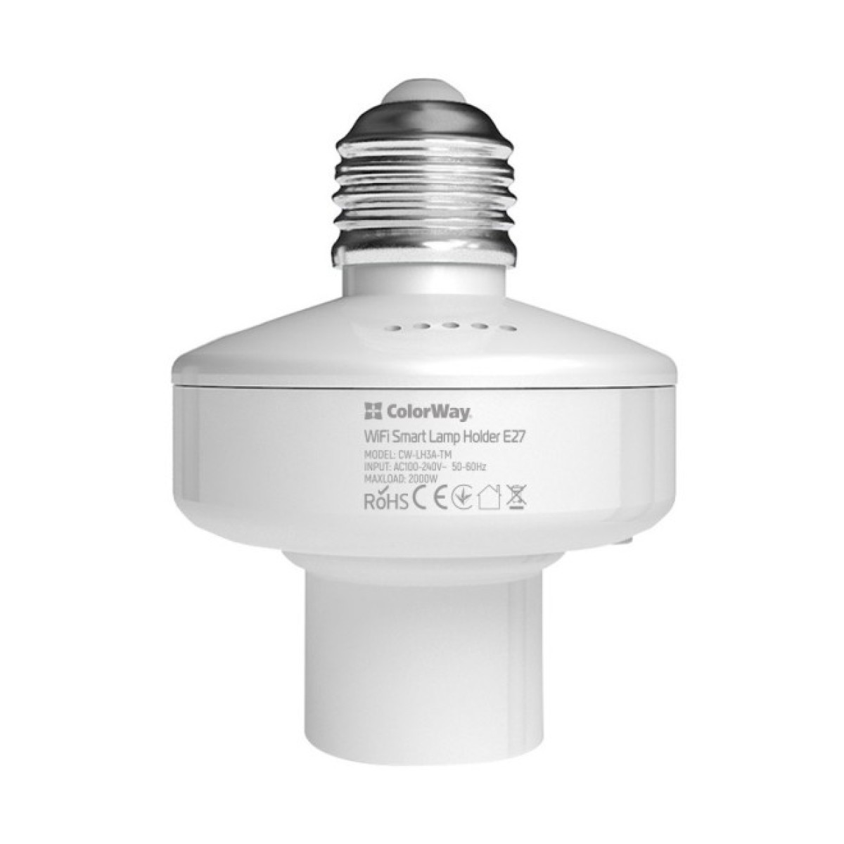 Умная лампочка ColorWay Wi-Fi Smart Lamp Holder E27 (CW-LH3A-TM) 98_98.jpg - фото 3
