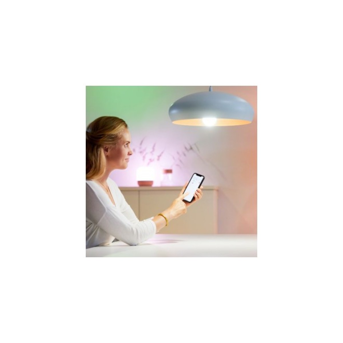 Розумна лампочка WiZ GU10 4,7W(50W 400Lm) 2200-6500K RGB Wi-Fi (929002448402) 98_98.jpg - фото 2