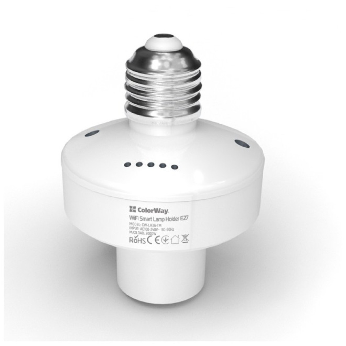 Умная лампочка ColorWay Wi-Fi Smart Lamp Holder E27 (CW-LH3A-TM) 98_98.jpg - фото 10