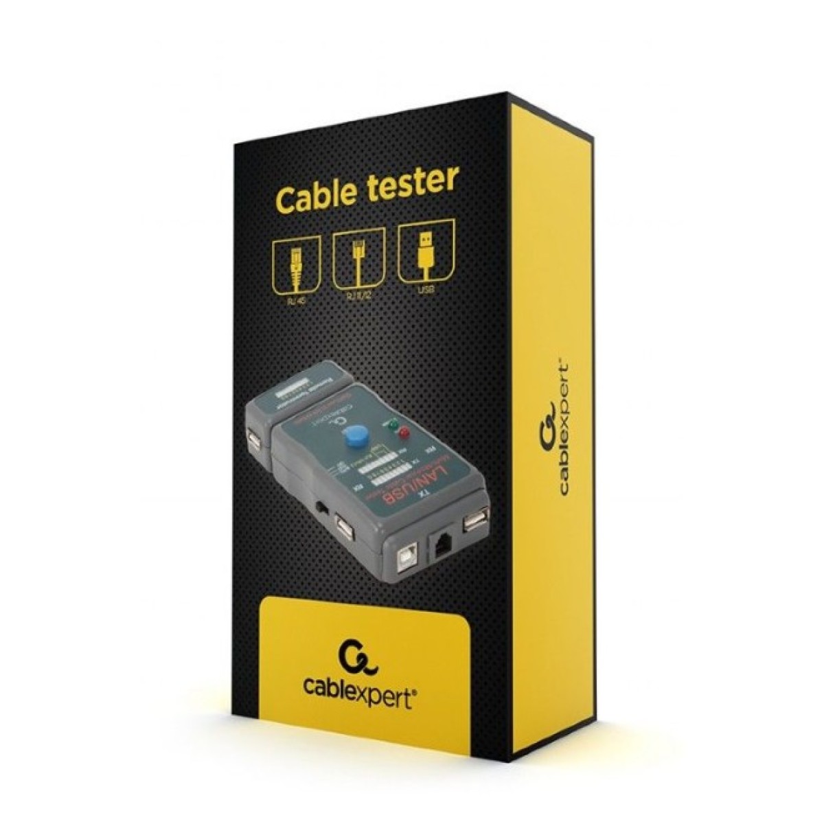 Тестер для UTP, STP та USB кабелів Cablexpert NCT-2 98_98.jpg - фото 5