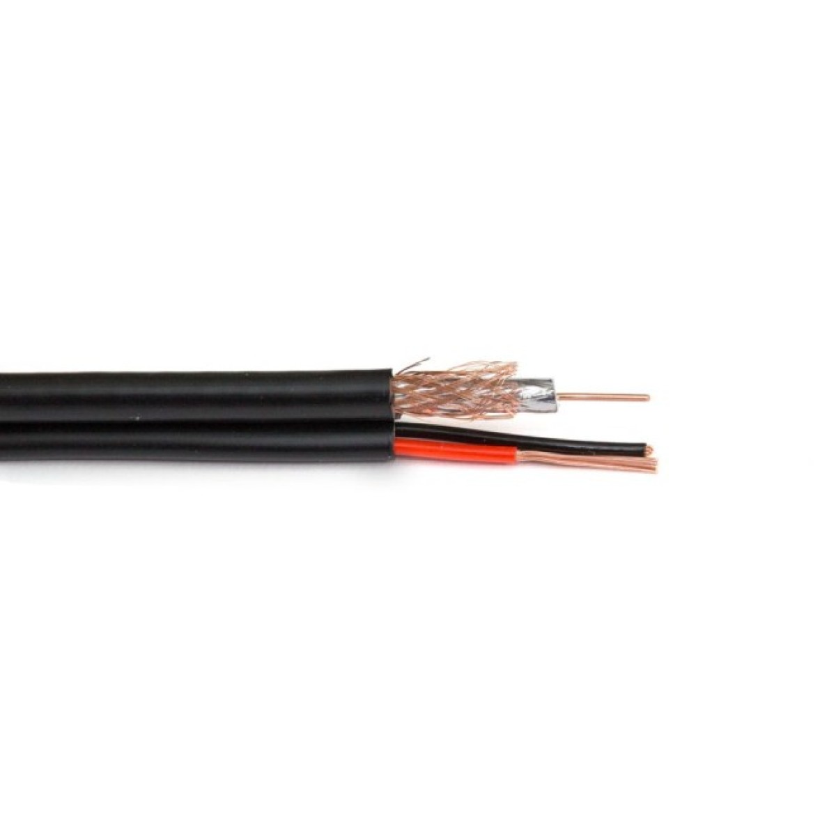 Коаксіальний кабель RG59 0,8 Cu+2x0,75мм2 Premium (з живленням) Чорний 305 м Dialan 98_98.jpg - фото 2