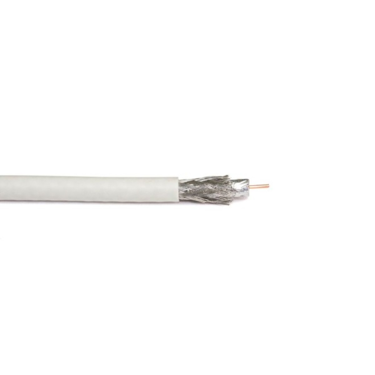 Коаксіальний кабель F690BV CCS (білий) 1,02мм 75 Ом 100м (6шт/ящ) BiCoil SHELL 98_98.jpg - фото 2