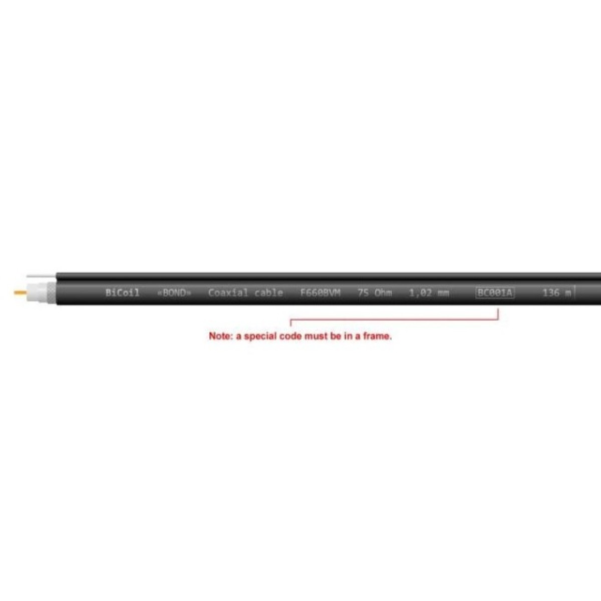 Коаксіальний кабель F660BVM CCS (Чорний) 75 Ом 305м BiCoil BOND 98_98.jpg - фото 4