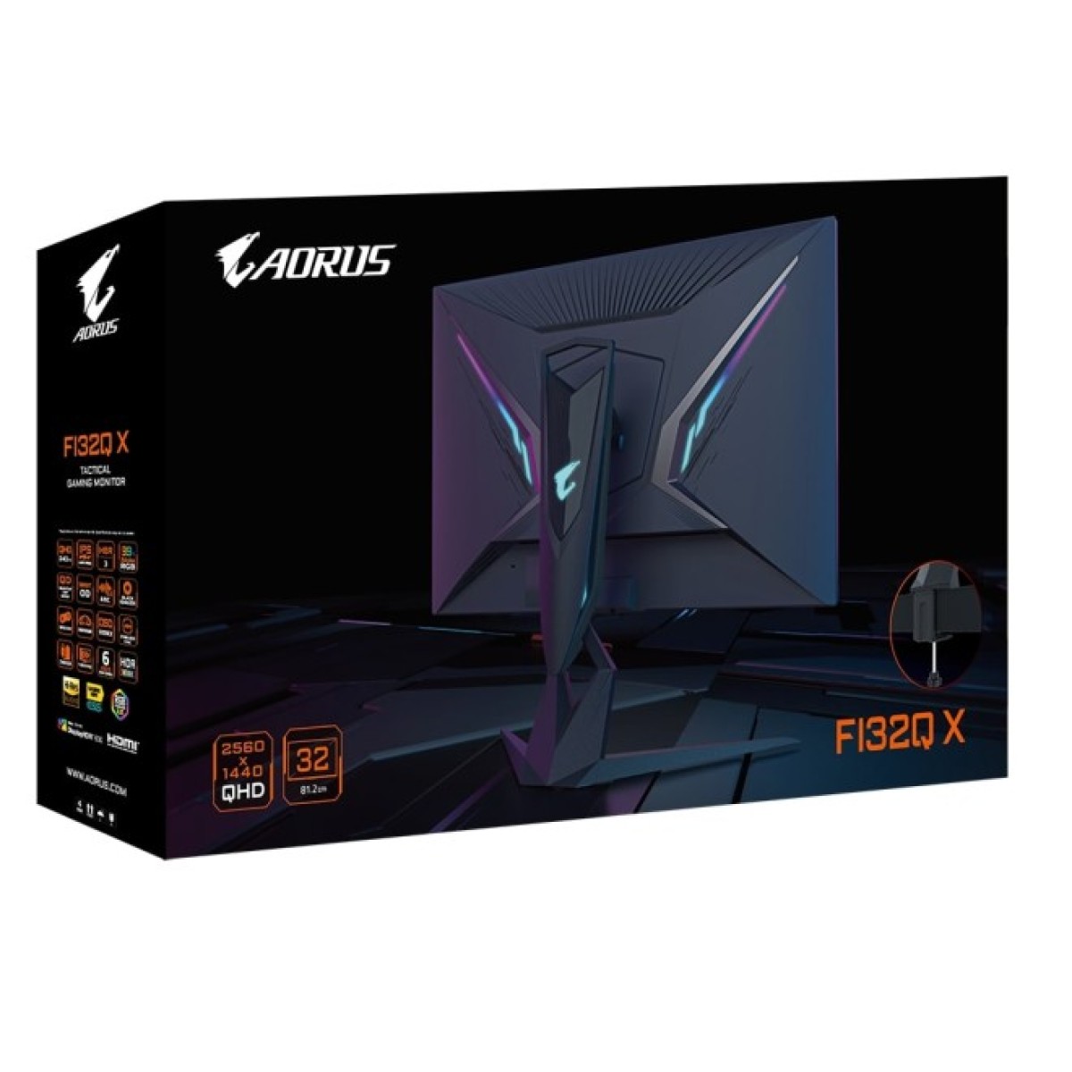 Монитор GIGABYTE AORUS FI32Q-X-EK (FI32Q-X-EK) 98_98.jpg - фото 4