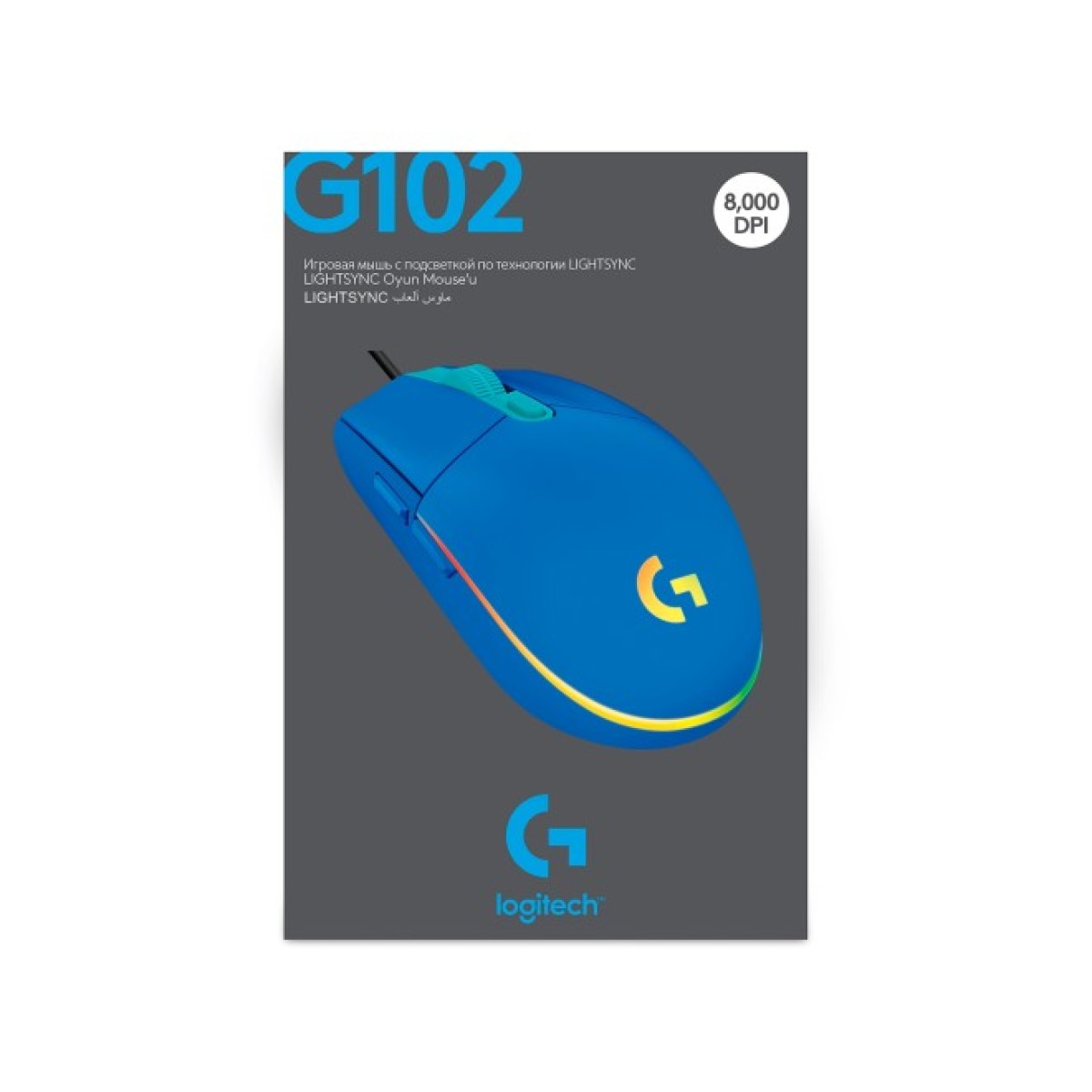 Мишка Logitech G102 Lightsync USB Blue (910-005801) 98_98.jpg - фото 3