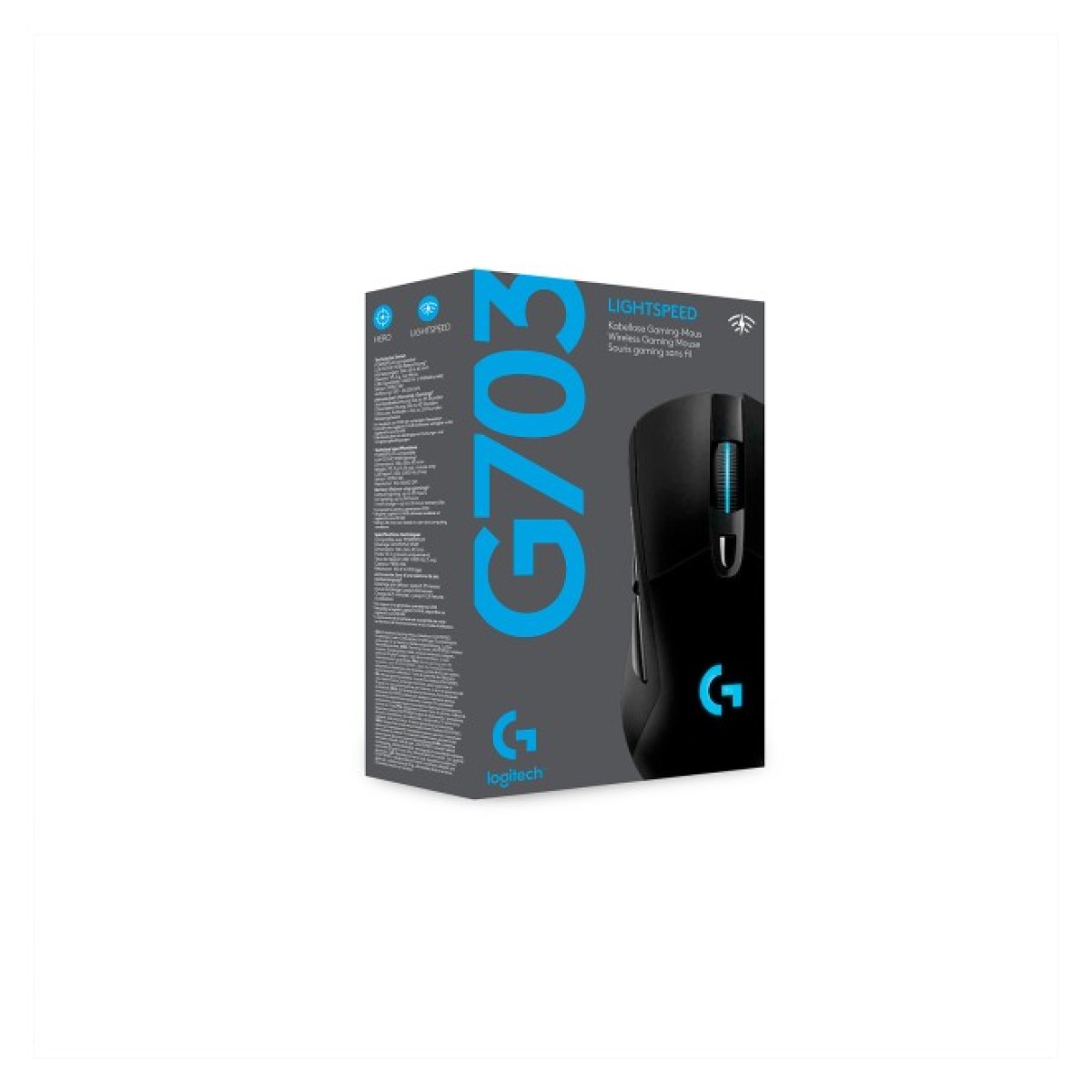 Мышка Logitech G703 Lightspeed HERO 16K Sensor Black (910-005640) 98_98.jpg - фото 5