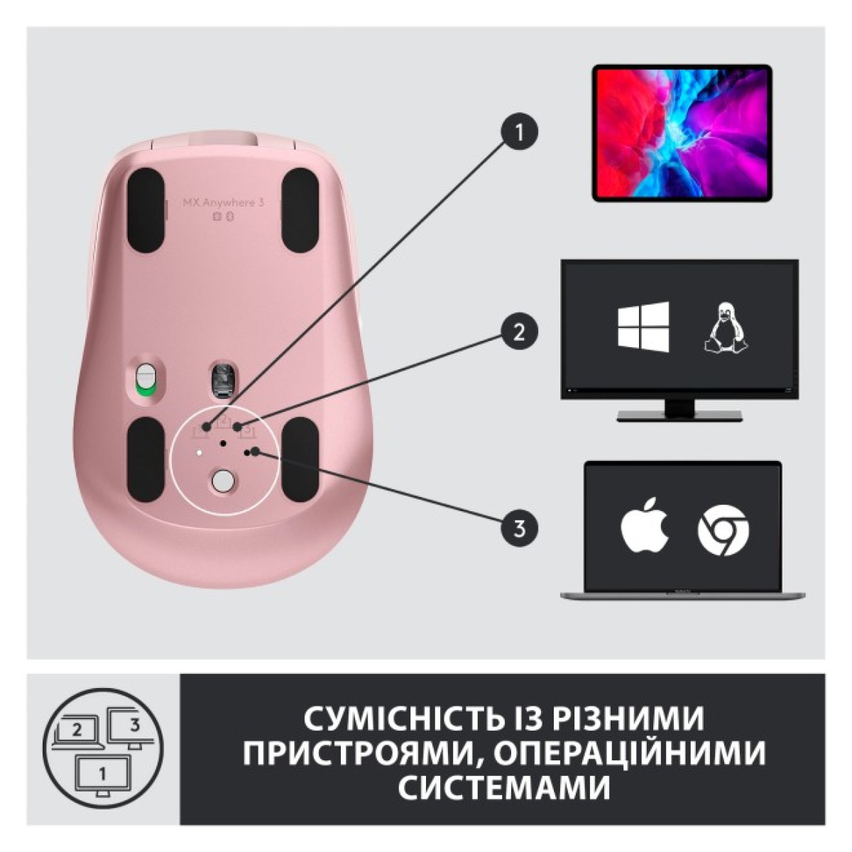 Мышка Logitech MX Anywhere 3 Rose (910-005990) 98_98.jpg - фото 7