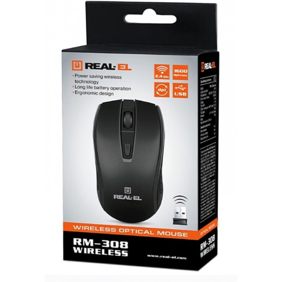 Мышка REAL-EL RM-308 Wireless Black 98_98.jpg - фото 8