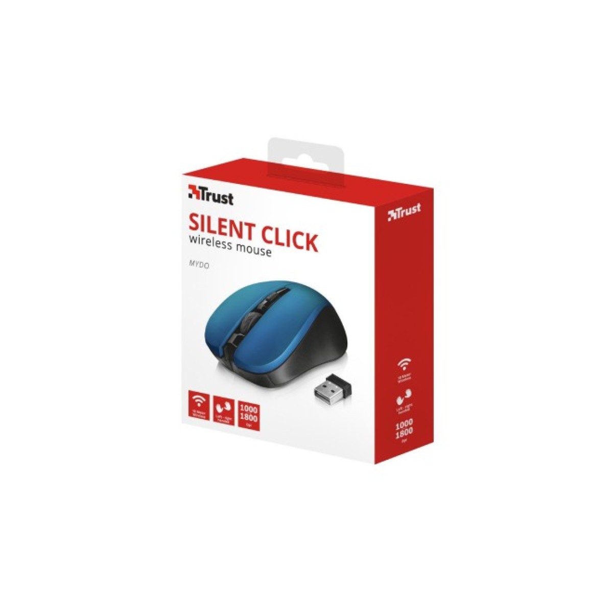 Мишка Trust Mydo Silent wireless mouse blue (21870) 98_98.jpg - фото 2