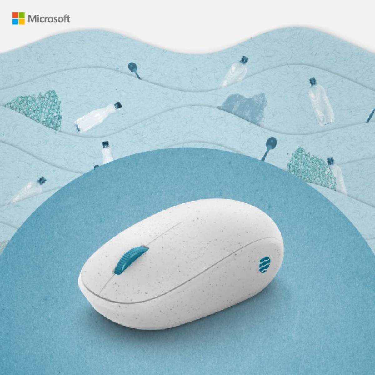 Мышка Microsoft Ocean Plastic Bluetooth White (I38-00009) 98_98.jpg - фото 6