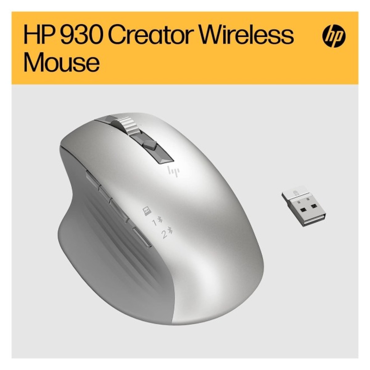 Мишка HP Creator 930 Wireless Silver (1D0K9AA) 98_98.jpg - фото 8