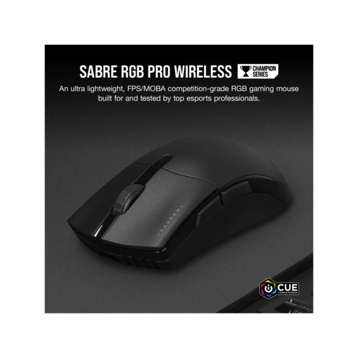 Мышка Corsair Sabre RGB Pro Champion Wireless Black (CH-9313211-EU) 98_98.jpg - фото 3