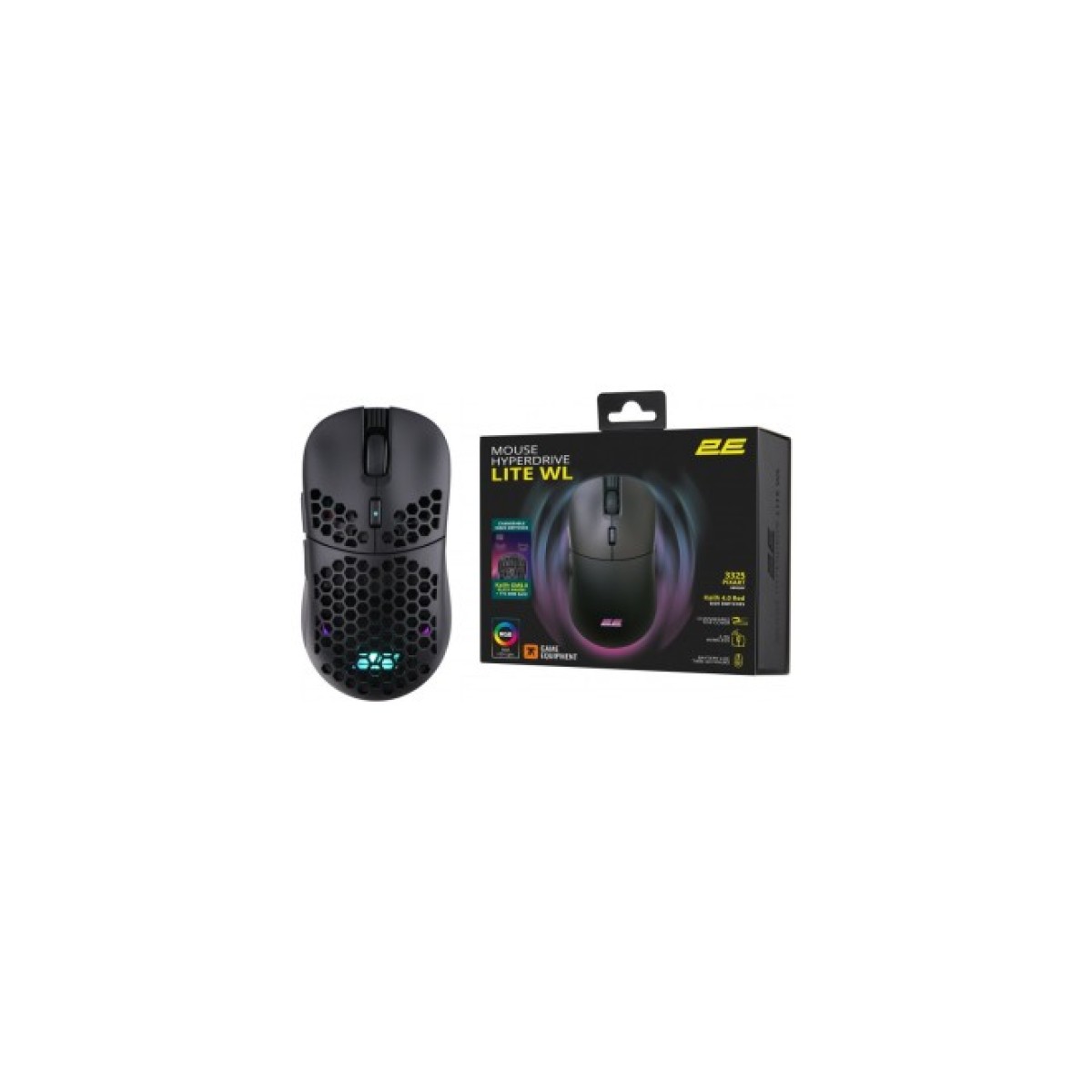 Мышка 2E Gaming HyperDrive Lite RGB Wireless/USB Black (2E-MGHDL-WL-BK) 98_98.jpg - фото 7