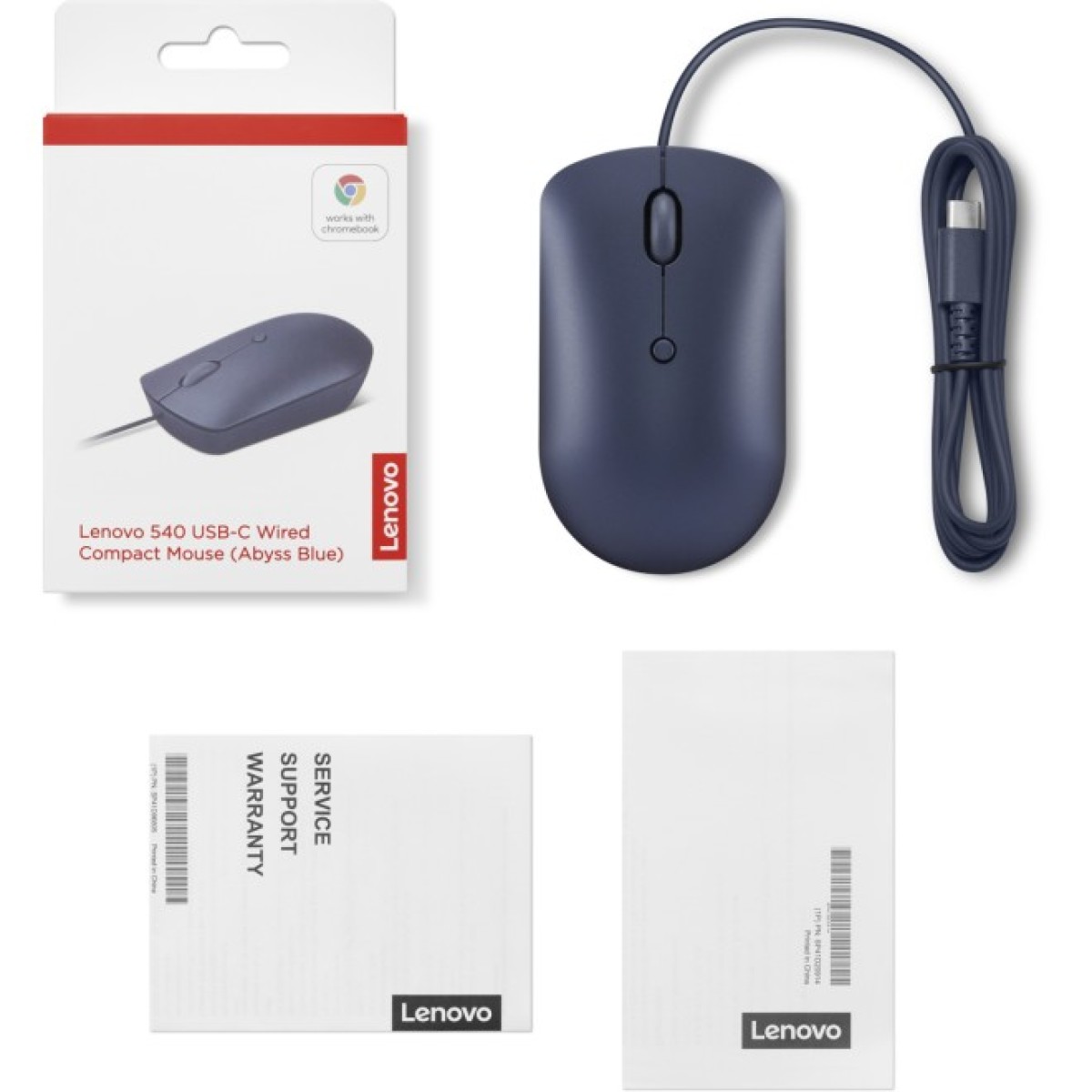 Мишка Lenovo 540 USB-C Wired Abyss Blue (GY51D20878) 98_98.jpg - фото 3