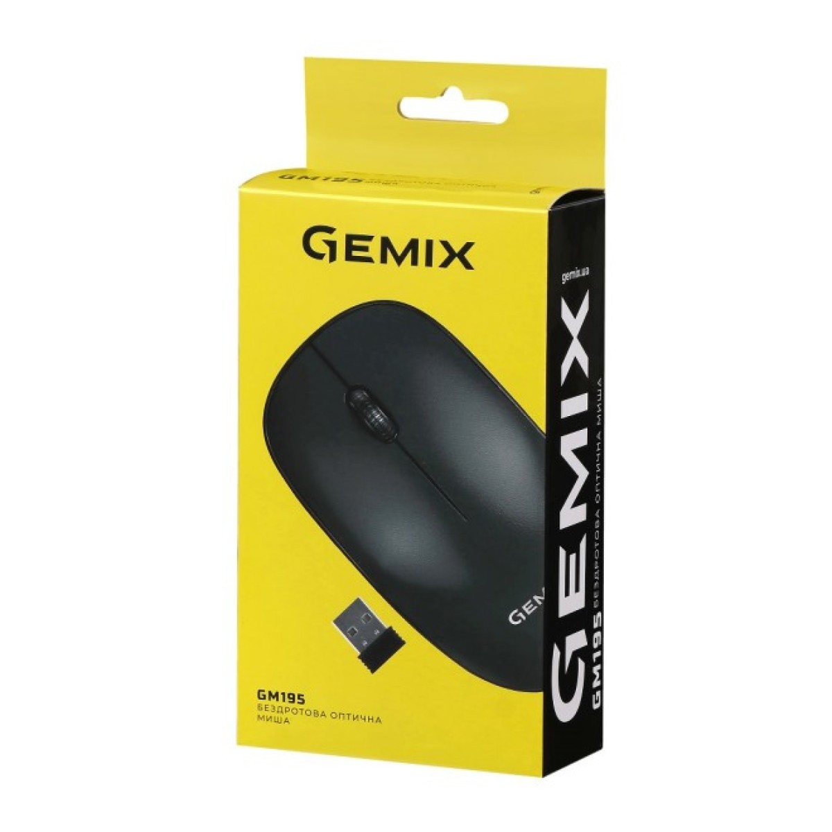 Мишка Gemix GM195 Wireless Black (GM195Bk) 98_98.jpg - фото 6