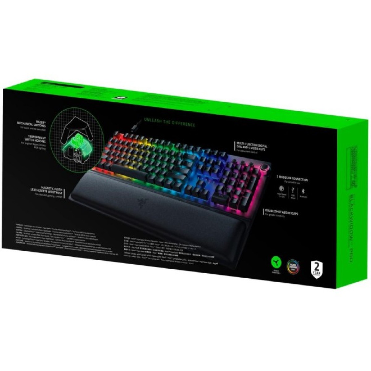 Клавиатура Razer BlackWidow V3 PRO Razer Green Wireless (RZ03-03530800-R3R1) 98_98.jpg - фото 4