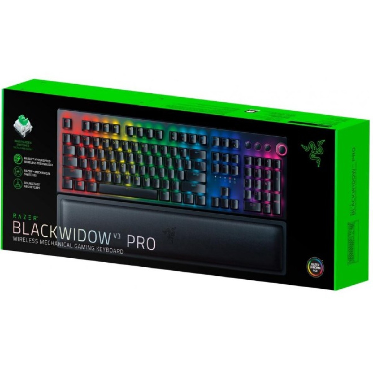 Клавиатура Razer BlackWidow V3 PRO Razer Green Wireless (RZ03-03530800-R3R1) 98_98.jpg - фото 7