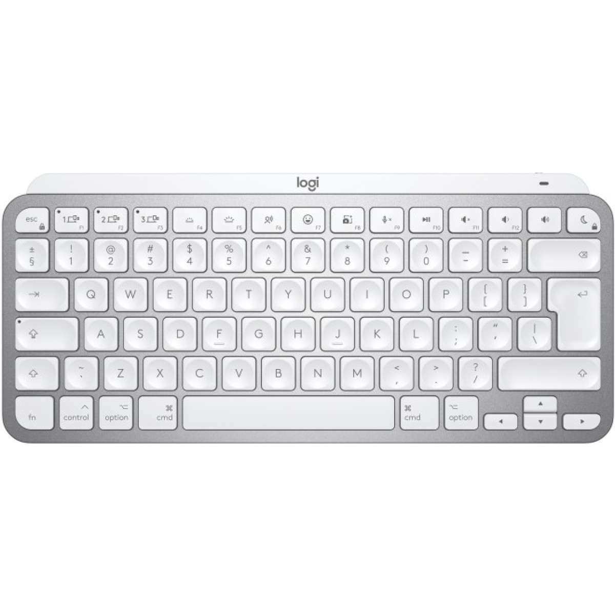 Клавіатура Logitech MX Keys Mini For Mac Wireless Illuminated Pale Grey (920-010526) 256_256.jpg