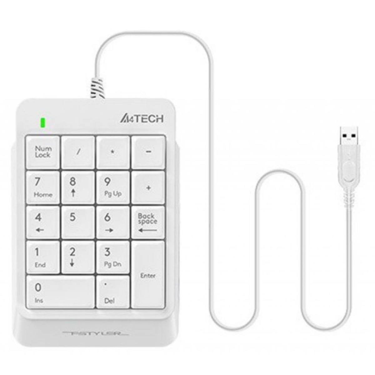 Клавіатура A4Tech K13P Fstyler Numeric Keypad White (FK13P (White)) 256_256.jpg