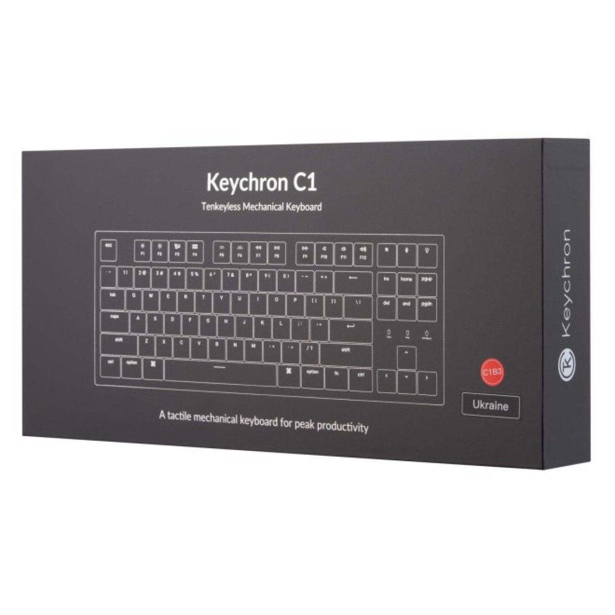 Клавіатура Keychron C1 Wired 87 Key Hot-Swap Gateron Switch RGB Blue (C1H2_KEYCHRON) 98_98.jpg - фото 4