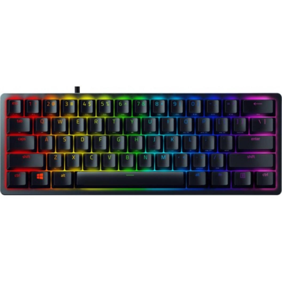 Клавиатура Razer Huntsman Mini Purple Switch RU USB (RZ03-03391500-R3R1) 256_256.jpg