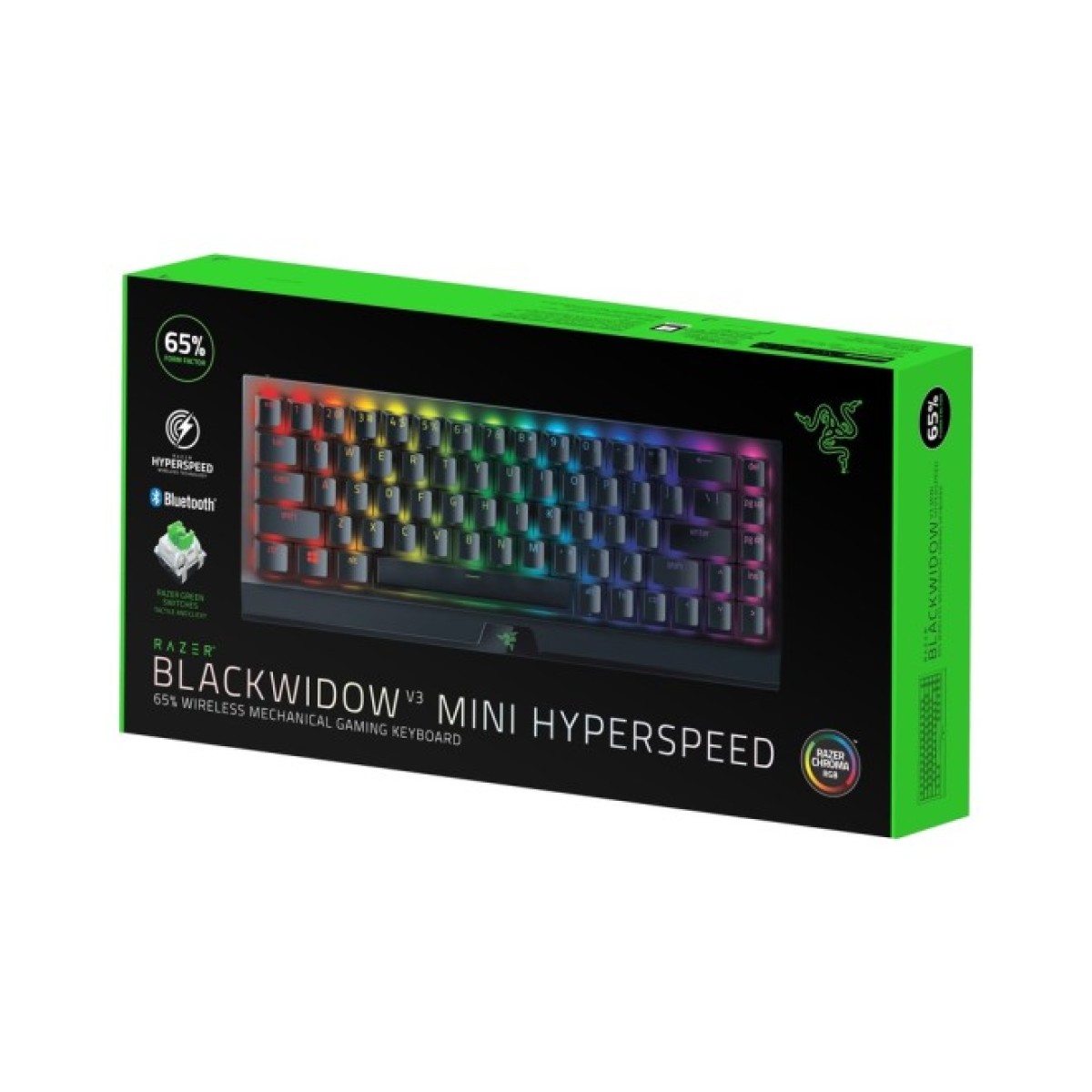 Клавіатура Razer BlackWidow V3 Mini Hyperspeed Green Switch RU (RZ03-03891600-R3R1) 98_98.jpg - фото 3