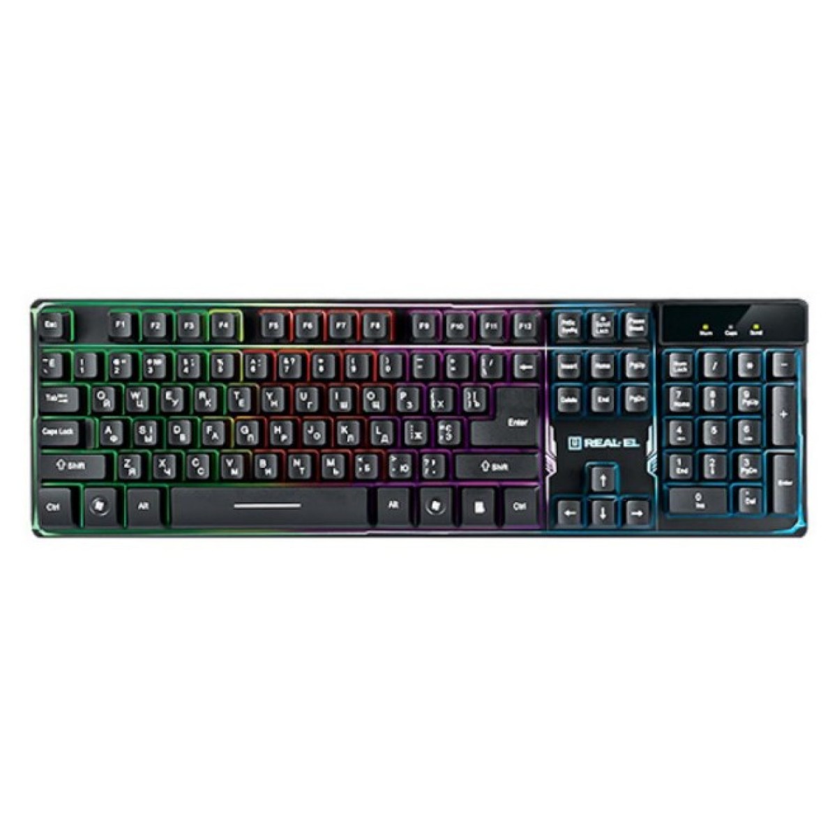 Клавіатура REAL-EL 8700 Gaming Backlit, black 256_256.jpg