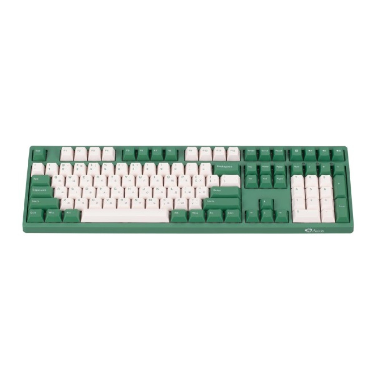 Клавіатура Akko 3108 DS Matcha Red Bean 108Key CS Blue V2 USB UA No LED Green (6925758605649) 98_98.jpg - фото 2