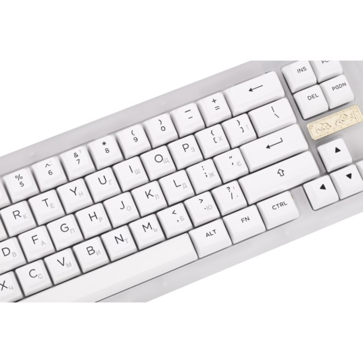 Клавіатура Akko ACR Pro 68 68Key CS Crystal Hot-swappable USB UA RGB White (6925758618564) 98_98.jpg - фото 6