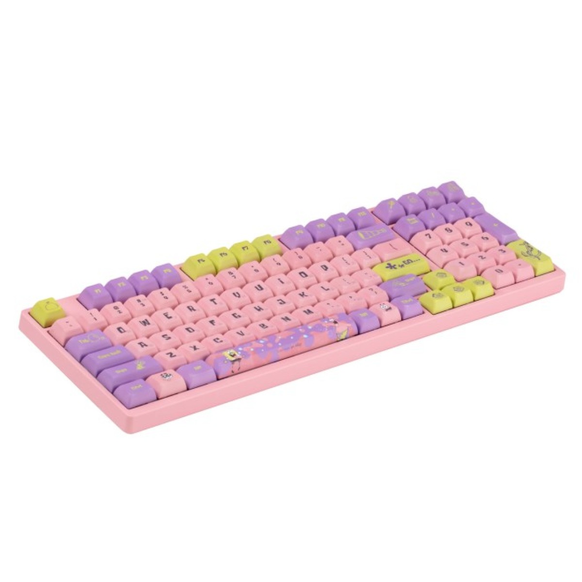 Клавиатура Akko 3098S Patrick 98Key CS Sponge Hot-swappable USB UA RGB Pink (6925758613910) 98_98.jpg - фото 7