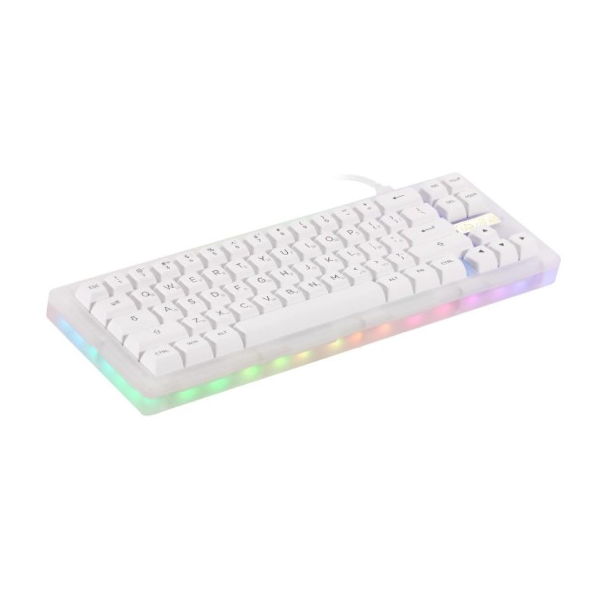 Клавиатура Akko ACR Pro 68 68Key CS Crystal Hot-swappable USB UA RGB White (6925758618564) 98_98.jpg - фото 7