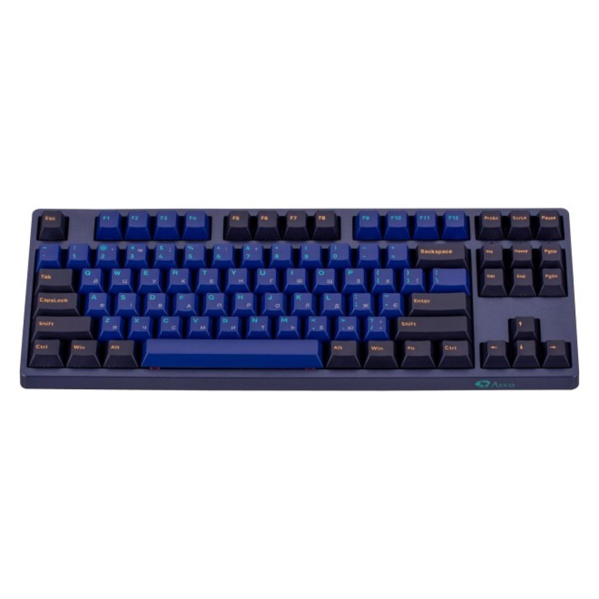 Клавіатура Akko 3087 DS Horizon 87Key Cherry MX Brown USB UA No LED Blue (6925758616355) 98_98.jpg - фото 3