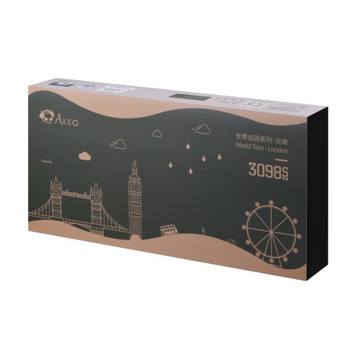 Клавиатура Akko 3098S London 98Key CS Silver Hot-swappable USB UA RGB Green (6925758616836) 98_98.jpg - фото 8