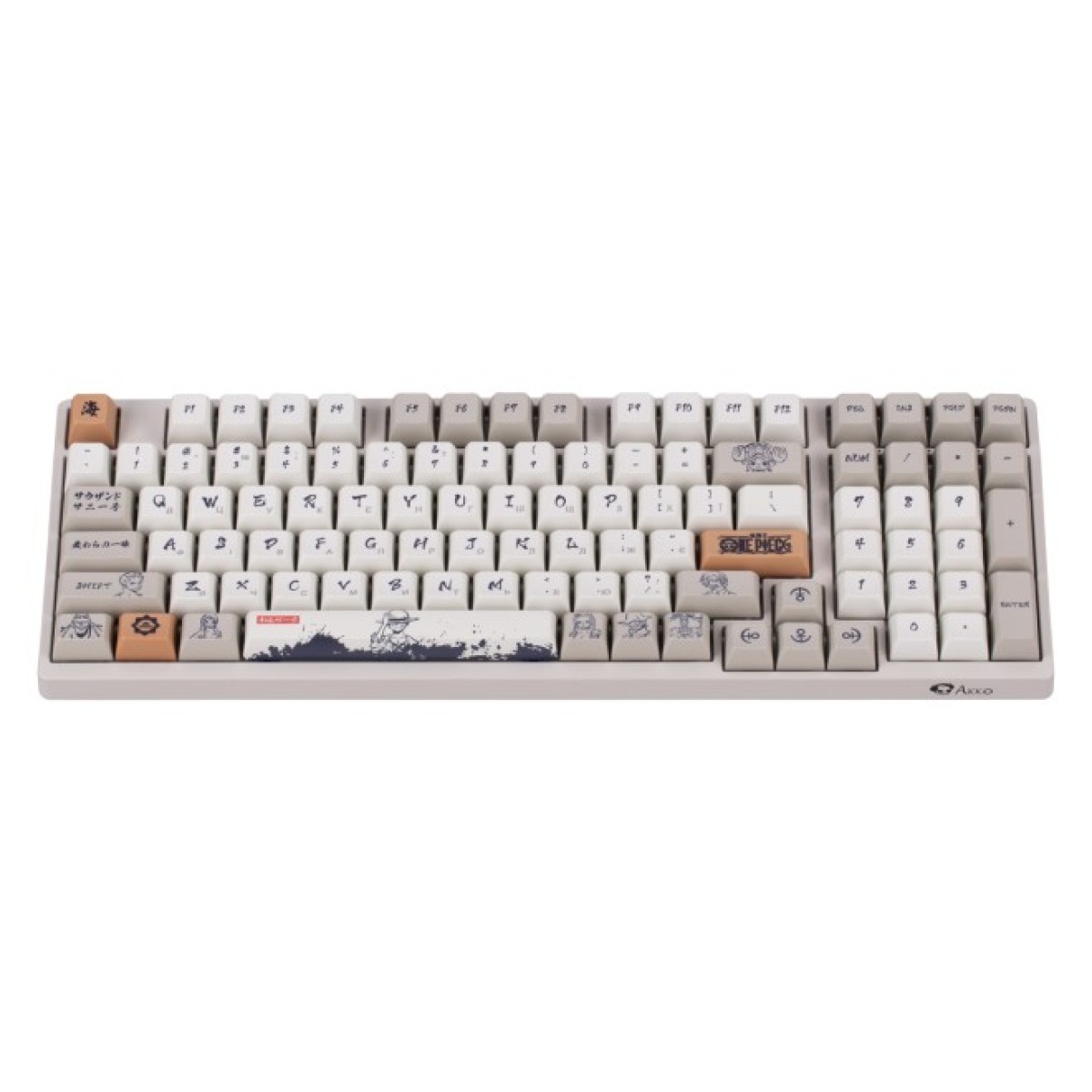 Клавиатура Akko 3098S One Piece Calligraphy 98Key CS Jelly Blue Hot-swappable USB UA RGB Gray (6925758616775) 98_98.jpg - фото 11