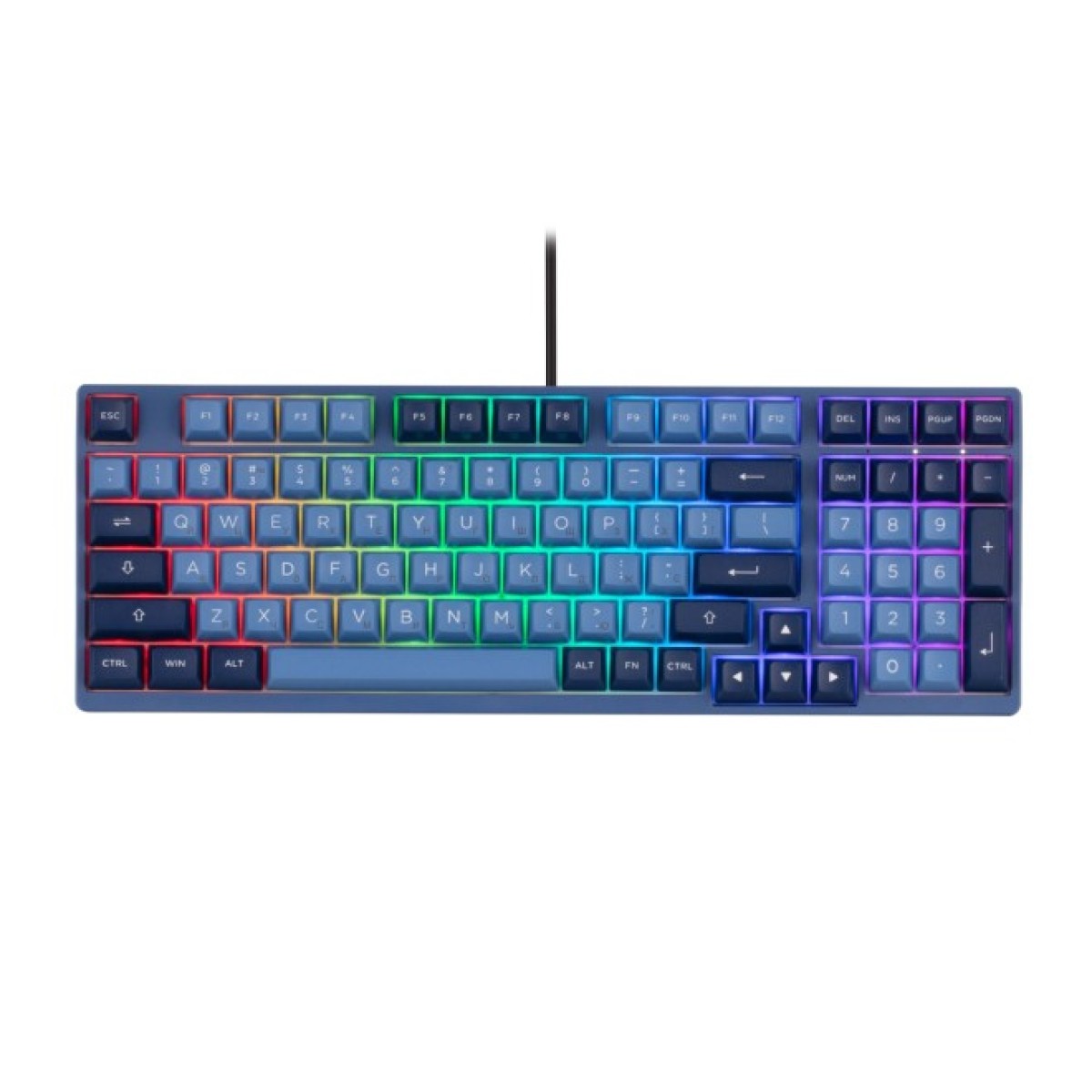 Клавіатура Akko 3098B Ocean Star 98Key CS Jelly White Hot-swappable UA RGB Black (6925758615204) 98_98.jpg - фото 10