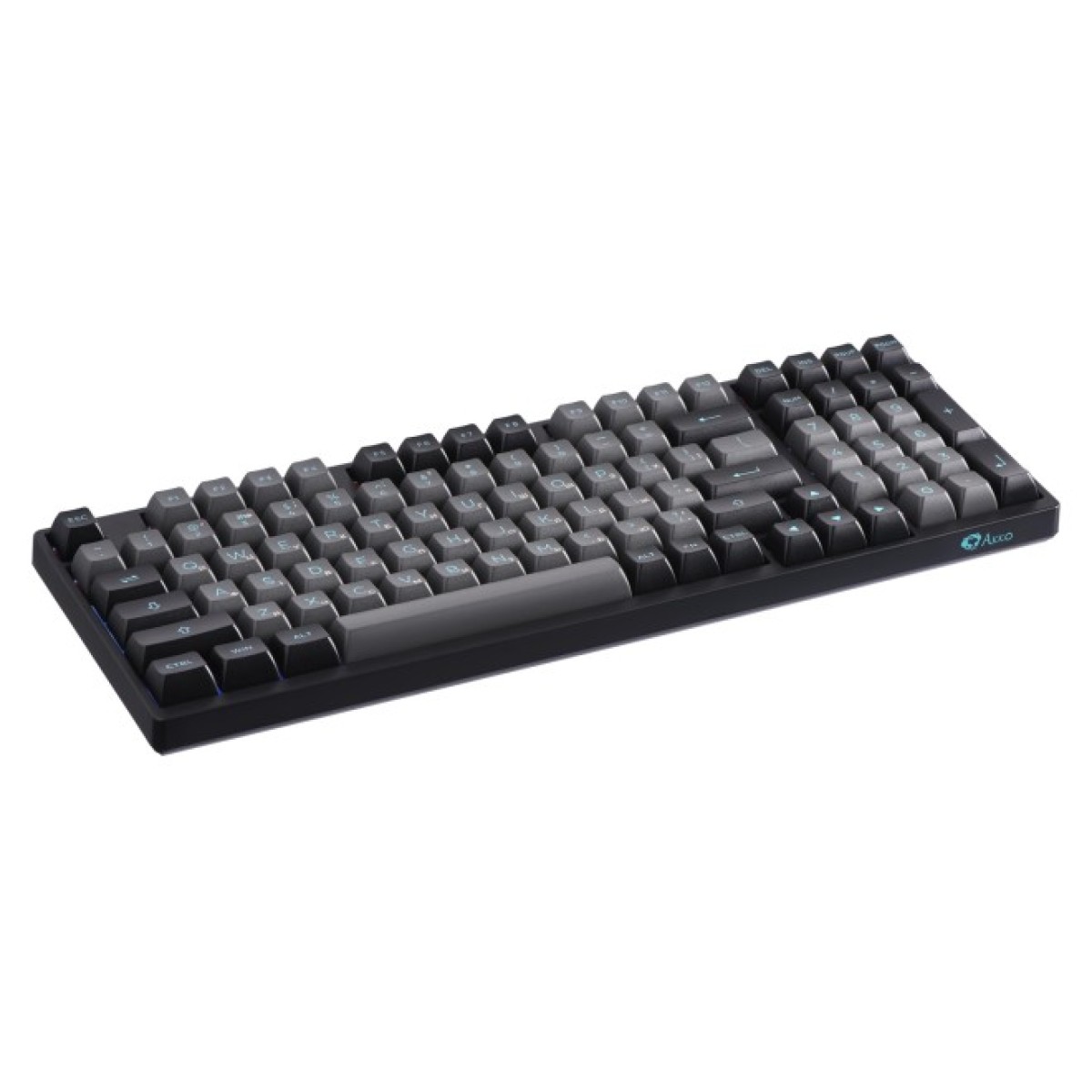 Клавіатура Akko 3098B BlackCyan 98Key CS Jelly White Hot-swappable UA RGB Black (6925758617635) 98_98.jpg - фото 8