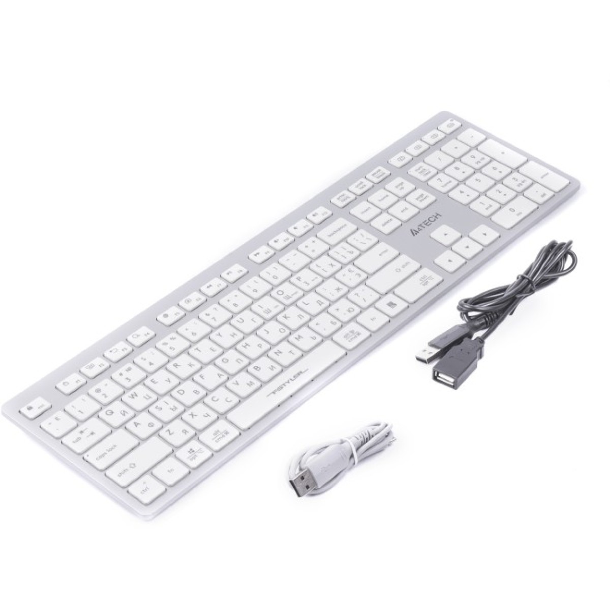 Клавіатура A4Tech FBX50C USB/Bluetooth White (FBX50C White) 98_98.jpg - фото 3