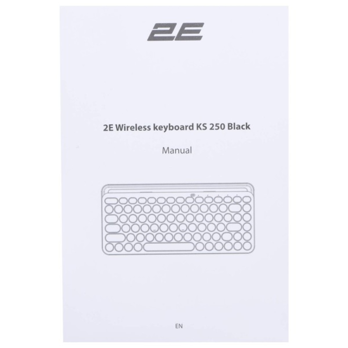 Клавиатура 2E KS250 Wireless/Bluetooth Black (2E-KS250WBK) 98_98.jpg - фото 8