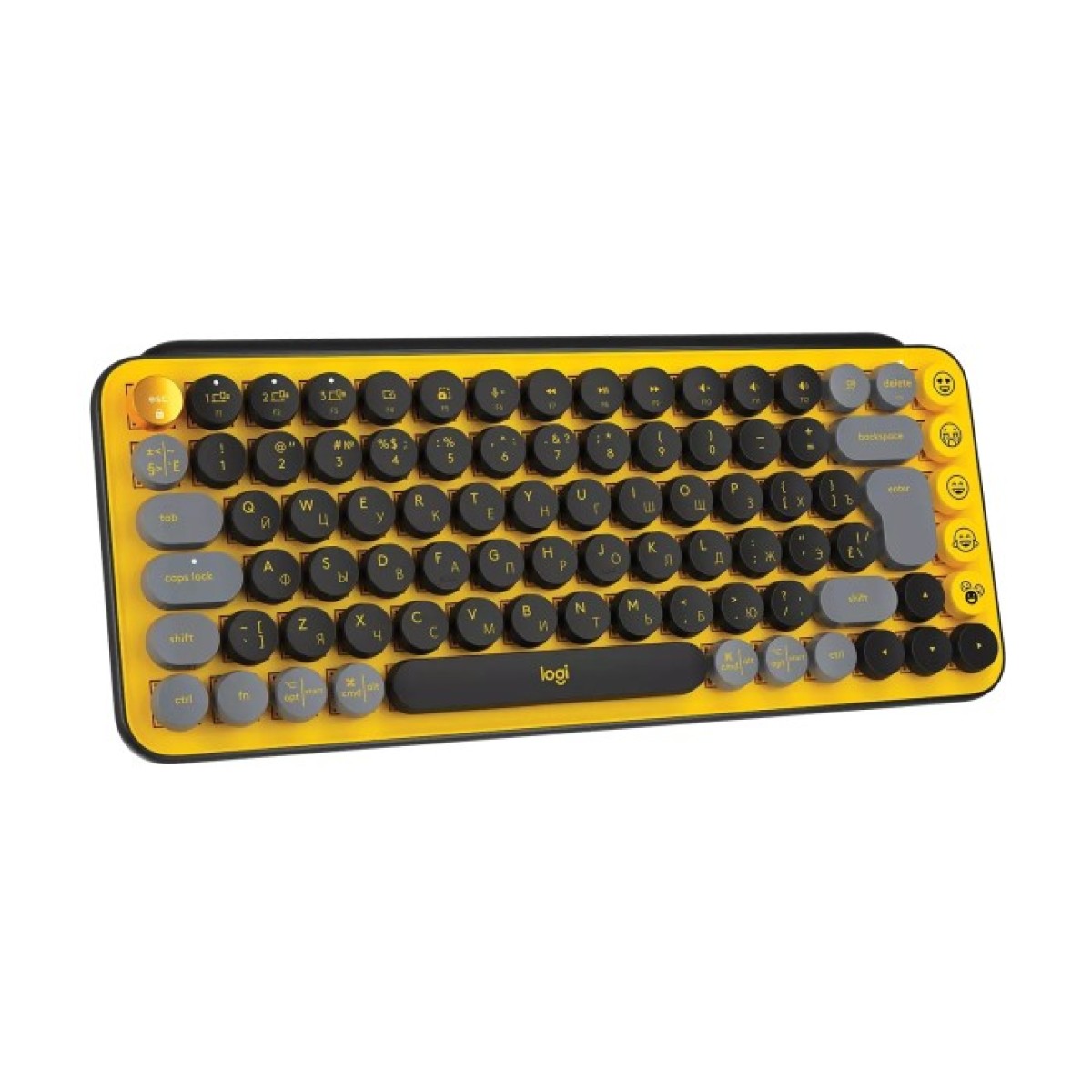 Клавіатура Logitech POP Keys Wireless Mechanical Keyboard UA Blast Yellow (920-010735) 98_98.jpg - фото 2