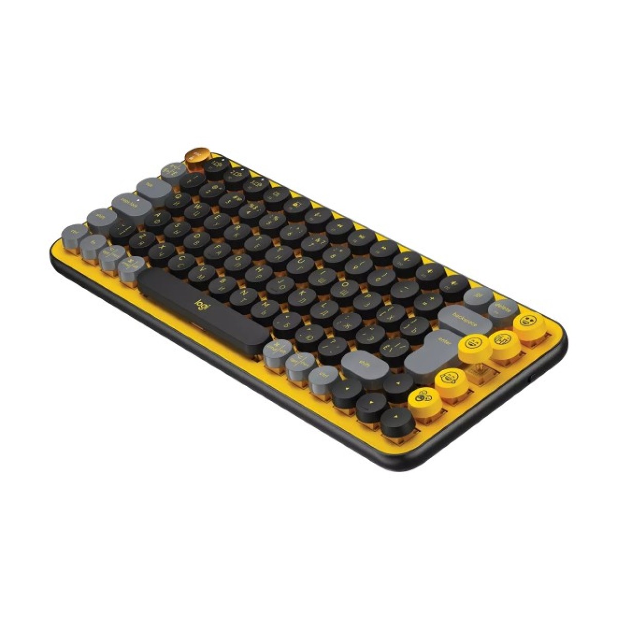 Клавиатура Logitech POP Keys Wireless Mechanical Keyboard UA Blast Yellow (920-010735) 98_98.jpg - фото 5