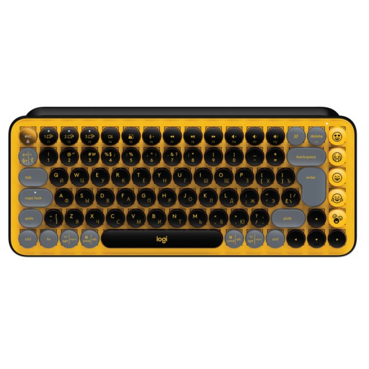 Клавіатура Logitech POP Keys Wireless Mechanical Keyboard UA Blast Yellow (920-010735) 98_98.jpg - фото 1