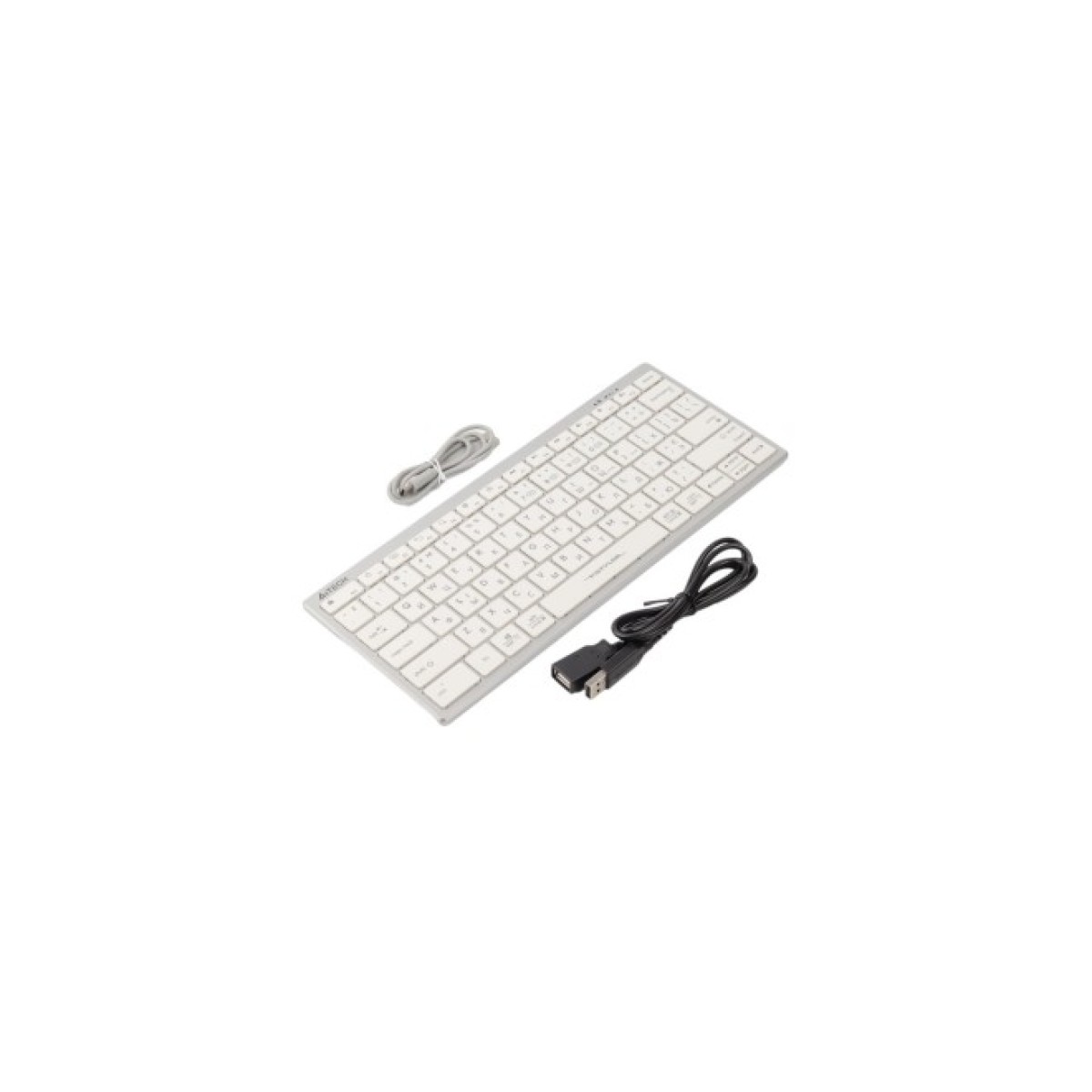 Клавіатура A4Tech FBX51C Wireless/Bluetooth White (FBX51C White) 98_98.jpg - фото 4