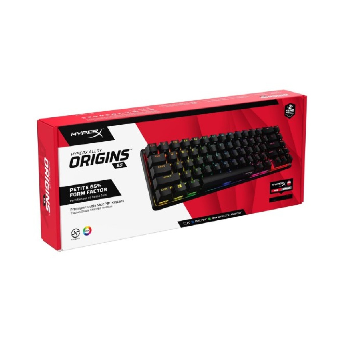 Клавиатура HyperX Alloy Origins 65 HX Red (4P5D6AX) 98_98.jpg - фото 2