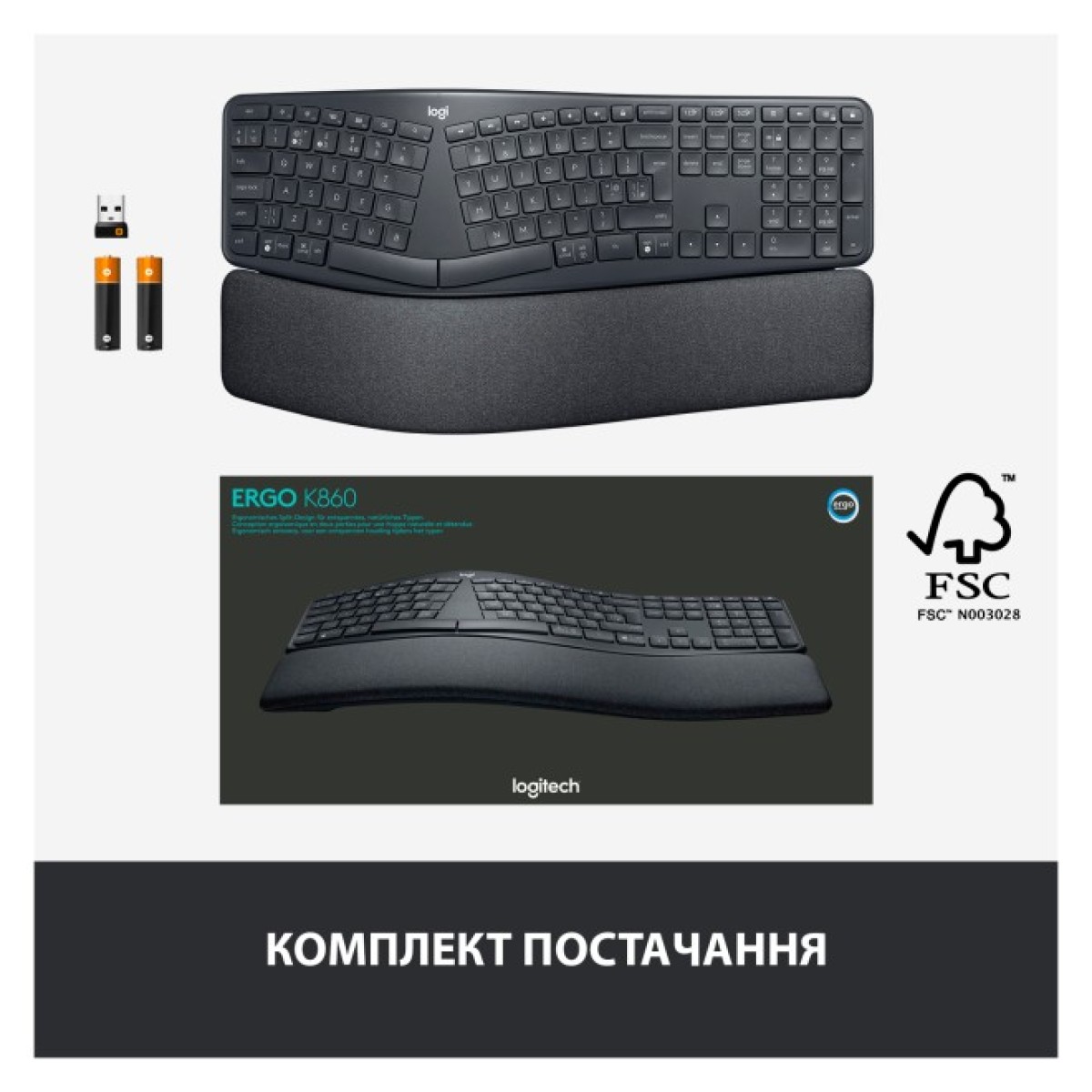 Клавиатура Logitech ERGO K860 for Business Bluetooth/Wireless UA Black (920-010352) 98_98.jpg - фото 11