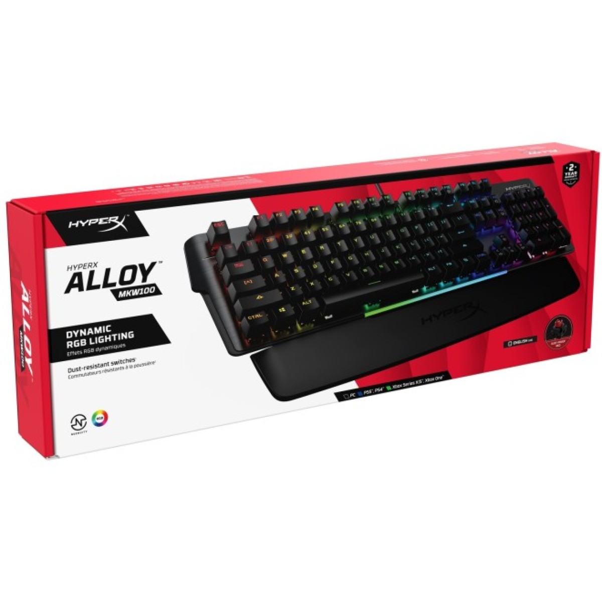 Клавиатура HyperX MKW100 Mechnical TTC Red (4P5E1AX) 98_98.jpg - фото 7