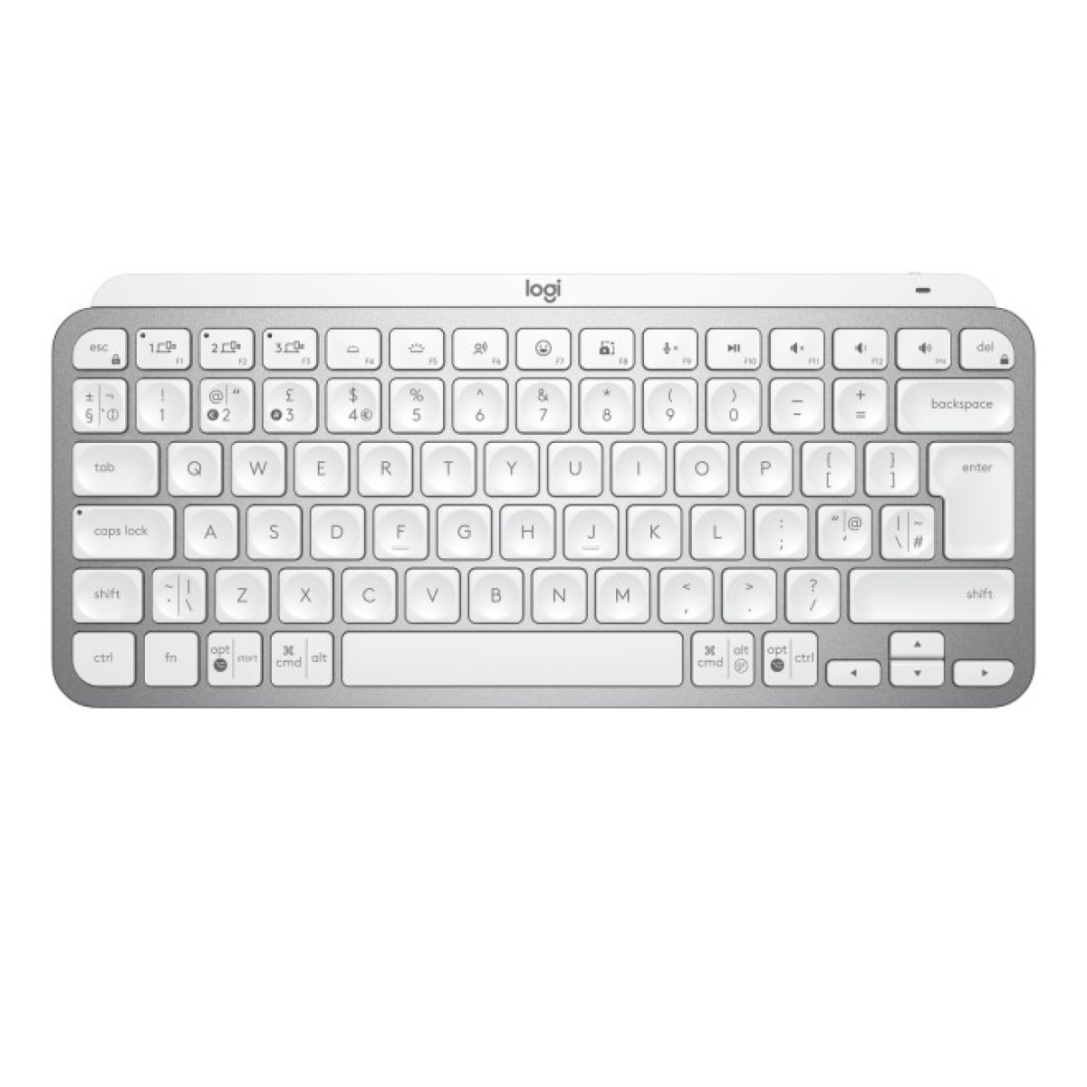 Клавіатура Logitech MX Keys Mini Wireless Illuminated UA Pale Grey (920-010499) 256_256.jpg