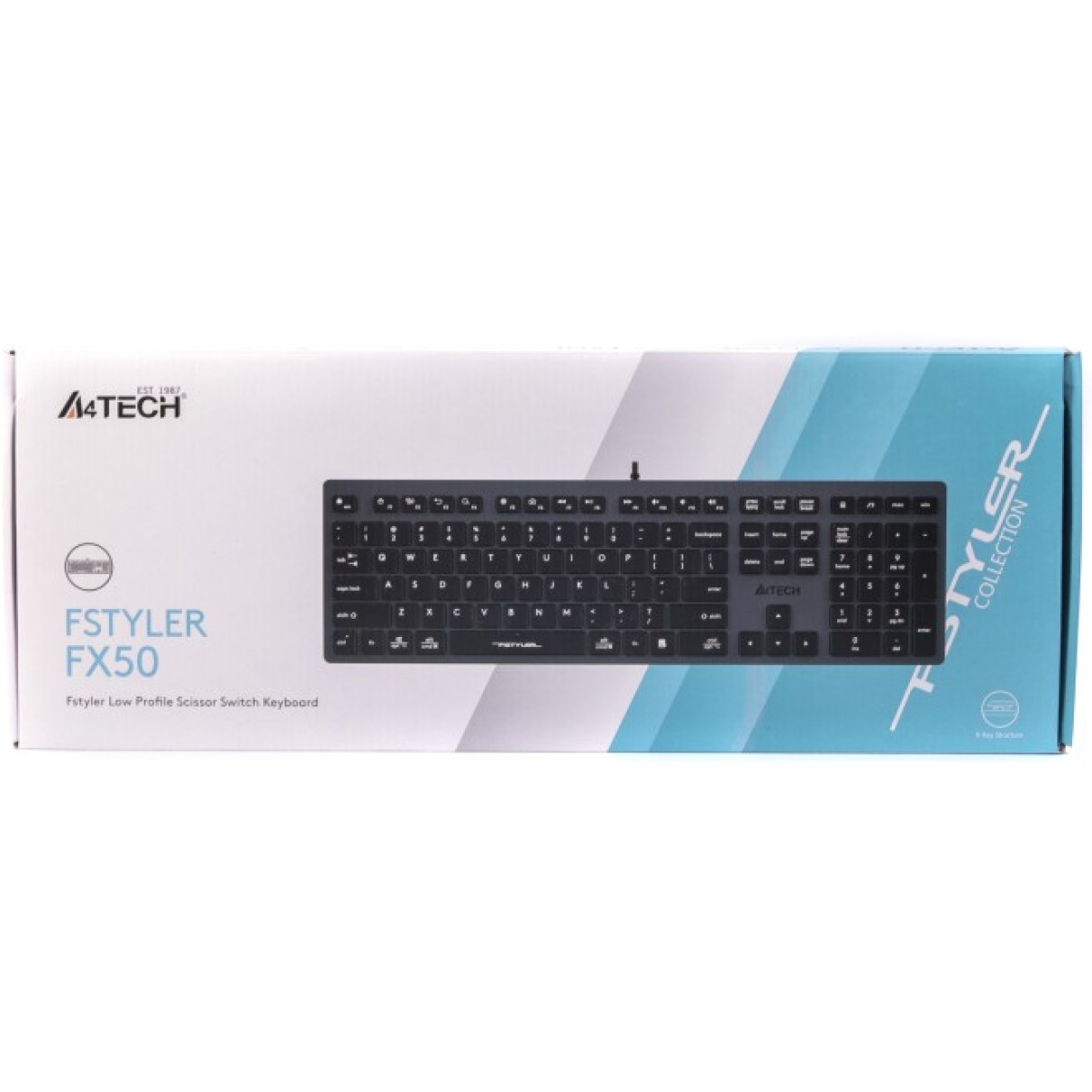 Клавіатура A4Tech FX-50 USB Grey 98_98.jpg - фото 3