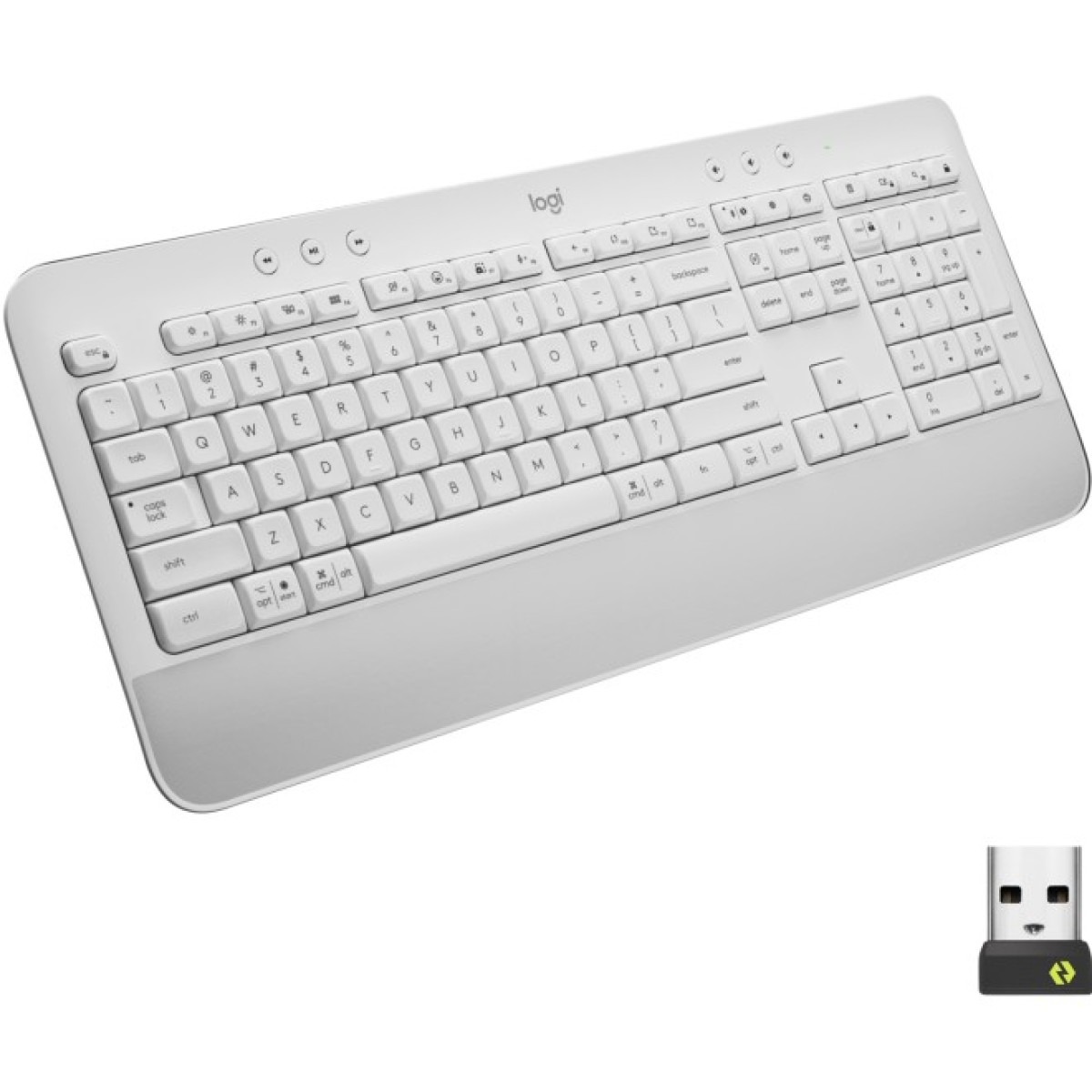 Клавіатура Logitech Signature K650 USB/Bluetooth UA Off-White (920-010977) 98_98.jpg - фото 1