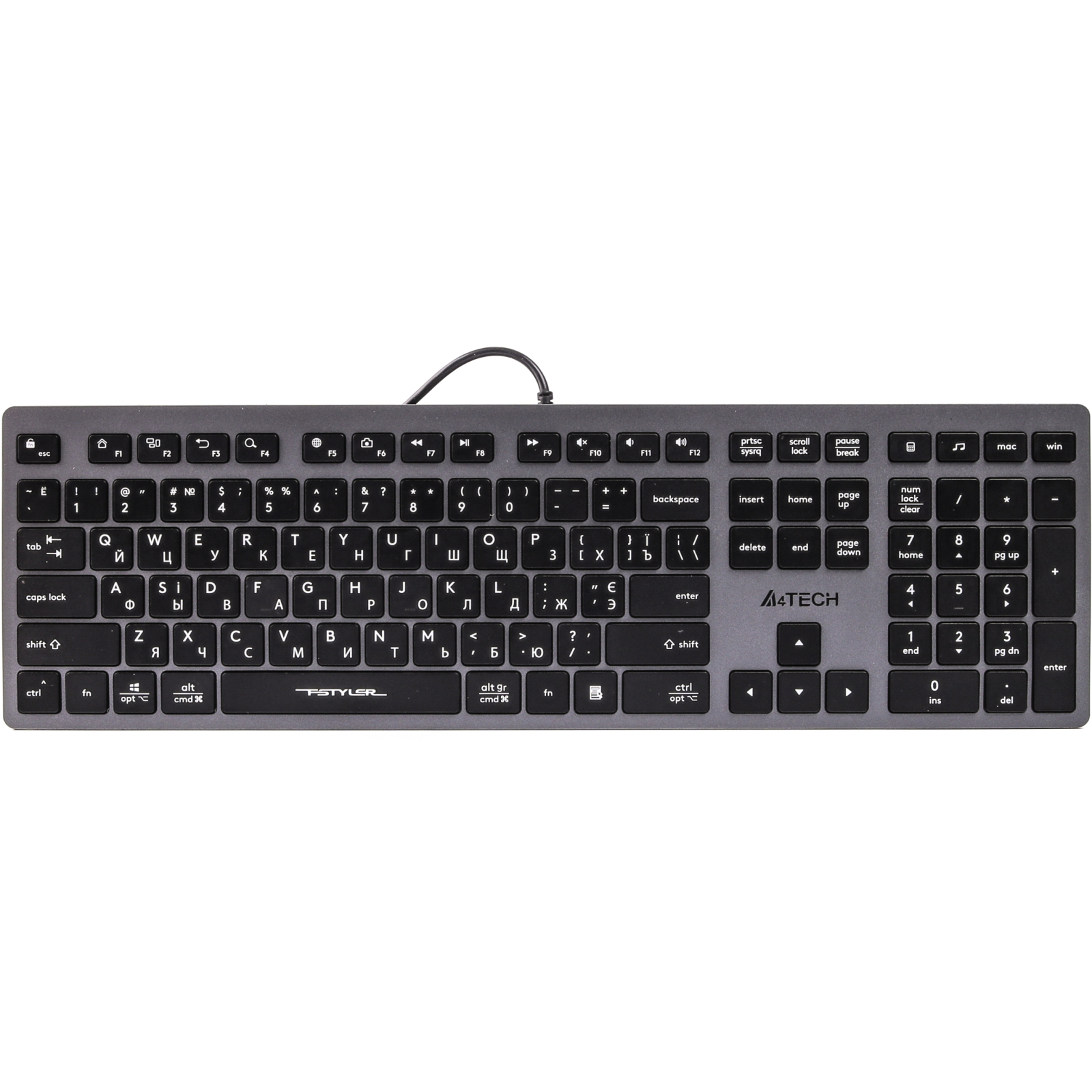 FX-50 USB Grey - Клавиатура A4Tech FX-50 USB Grey купить в Киеве ...