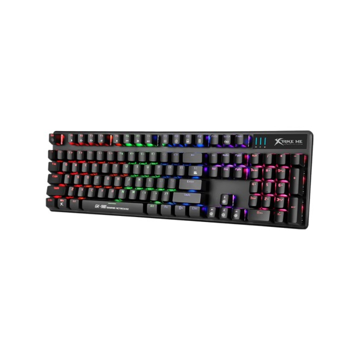 Клавіатура Xtrike GK-980 6 colors-LED Mechanical Red Switch USB Black (GK-980) 98_98.jpg - фото 2